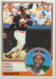 1983 Topps      115     Chili Davis